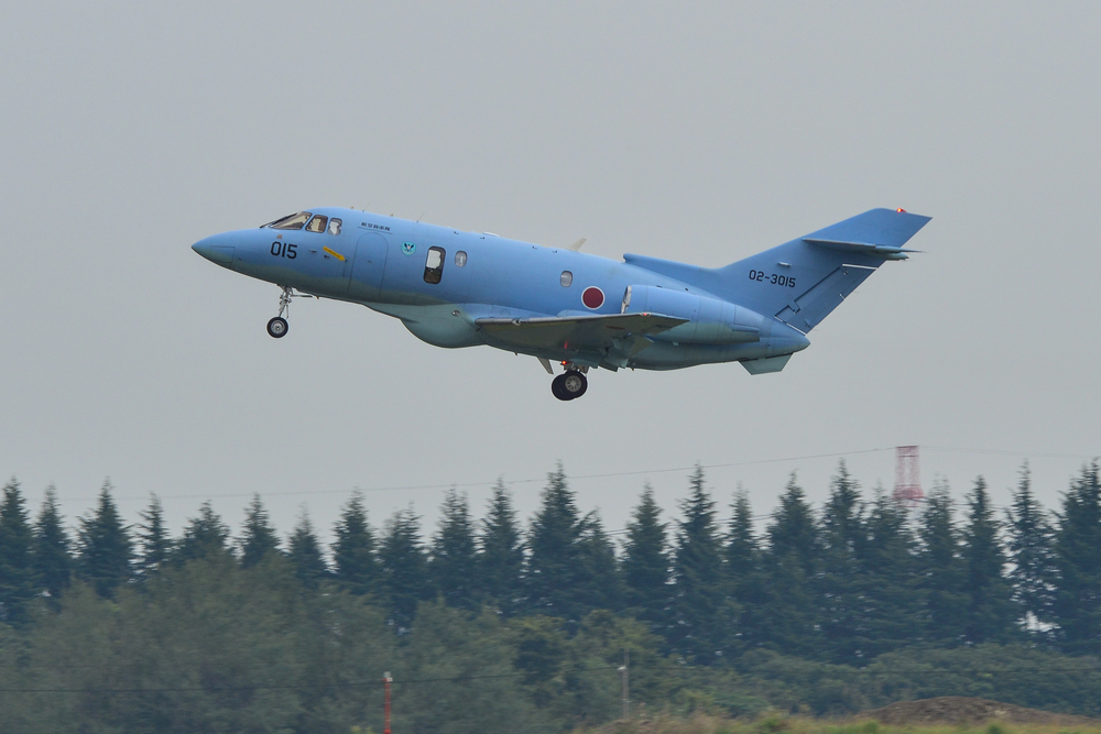 Military aircraft for display in Iruma Air Base — Stock Editorial Photography