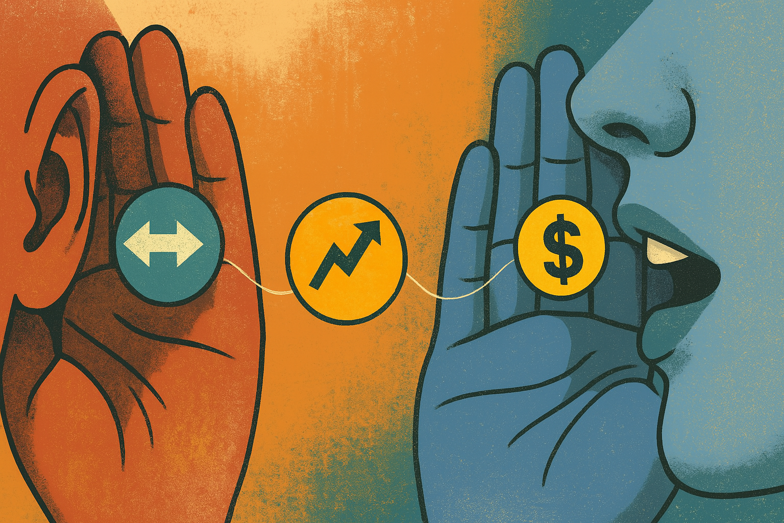 Insider trading whispering information
