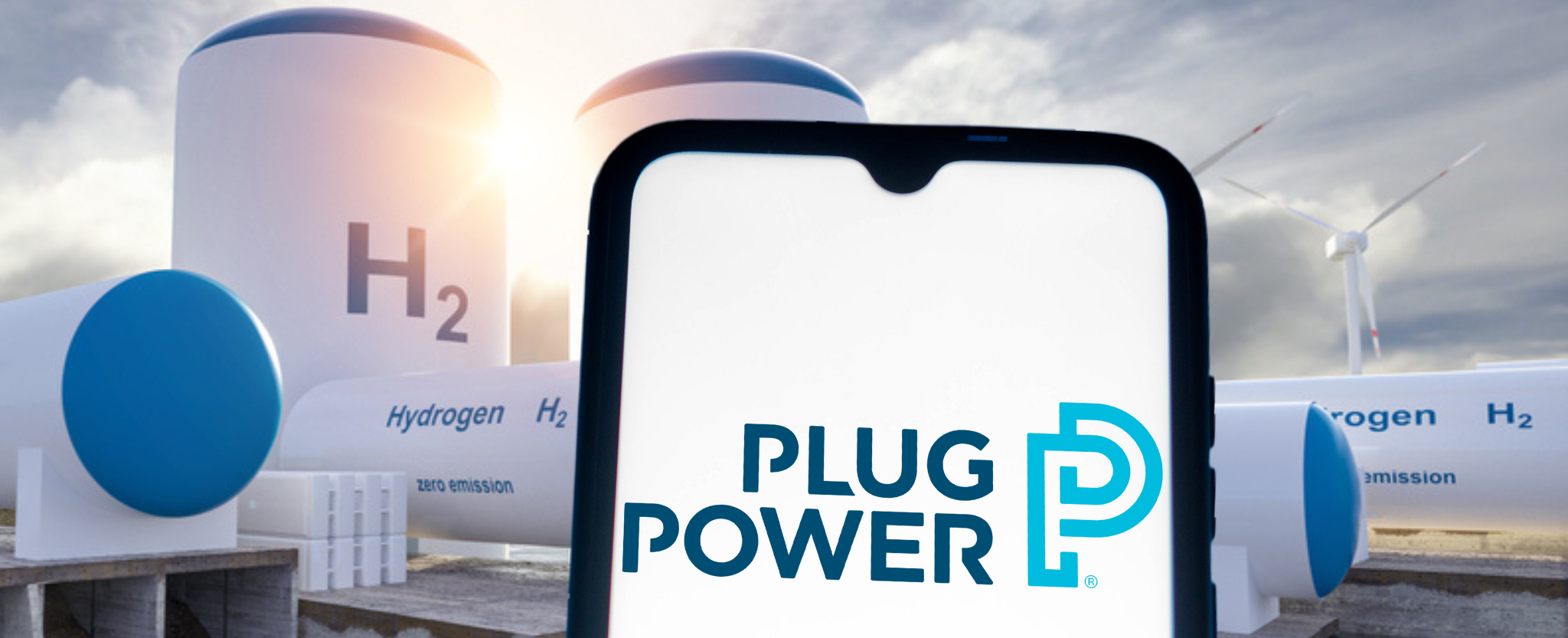 Plug Power hydrogen - This image is an original composition by MarketBeat using licensed and editorial elements. Not for redistribution or reuse.