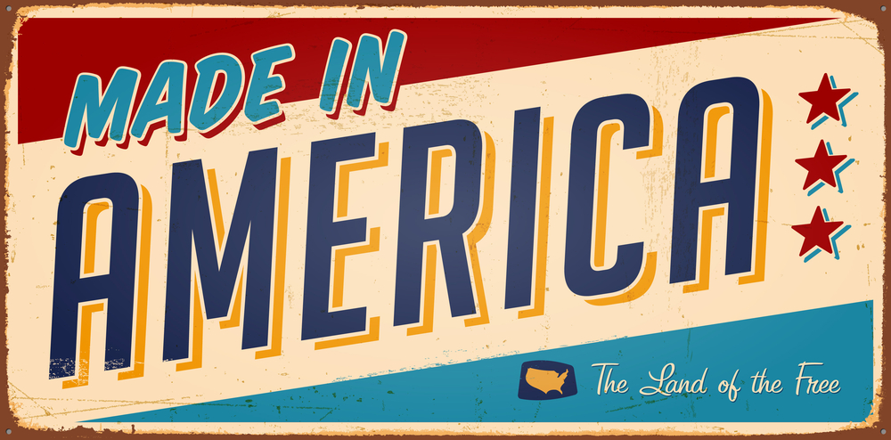 Made in America Sign — Vector