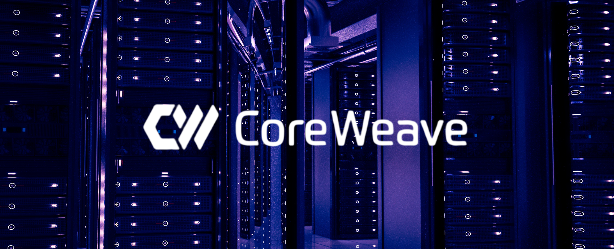 CoreWeave data center - This image is an original composition by MarketBeat using licensed and editorial elements. Not for redistribution or reuse.