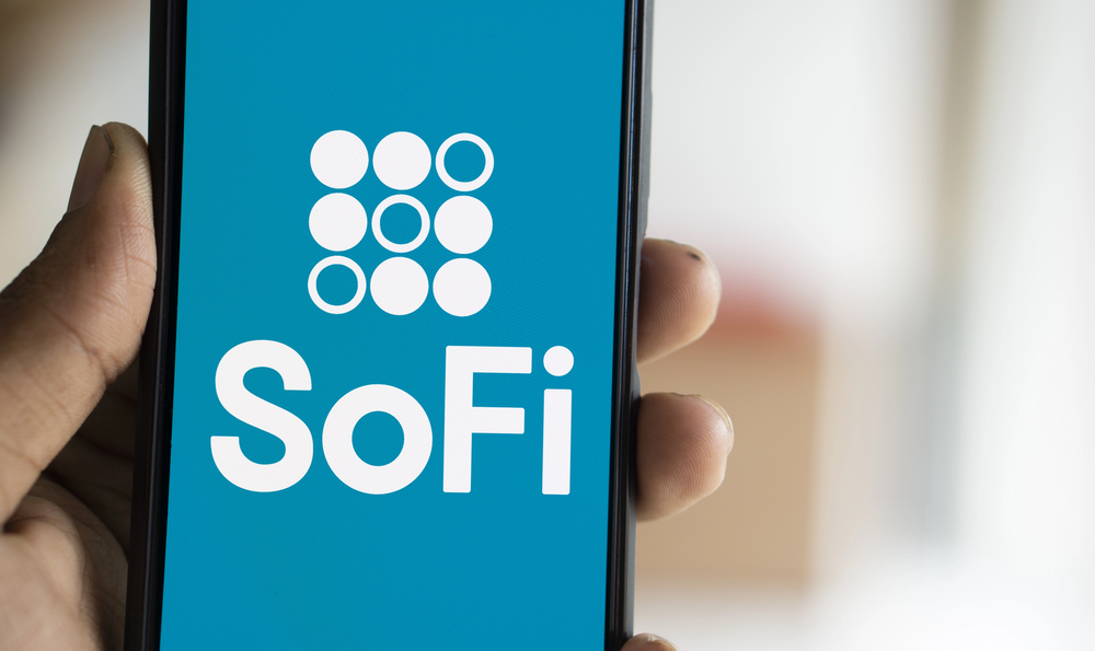 Dhaka, Bangladesh- 10 Nov 2024: SoFi Technologies logo is displayed on smartphone. SoFi Technologies is an American financial technology company. — Stock Editorial Photography