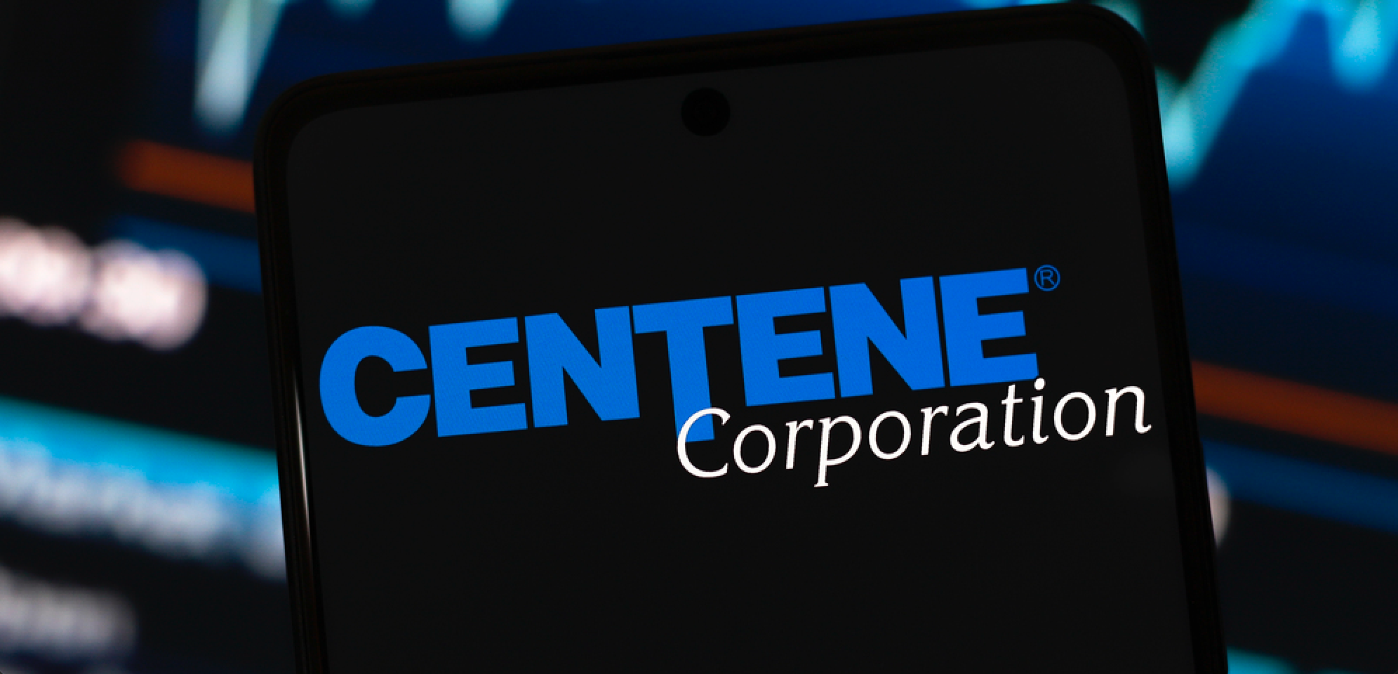 September 4, 2024, Paraguay. In this photo illustration, the Centene Corporation logo is displayed on a smartphone screen — Stock Editorial Photography