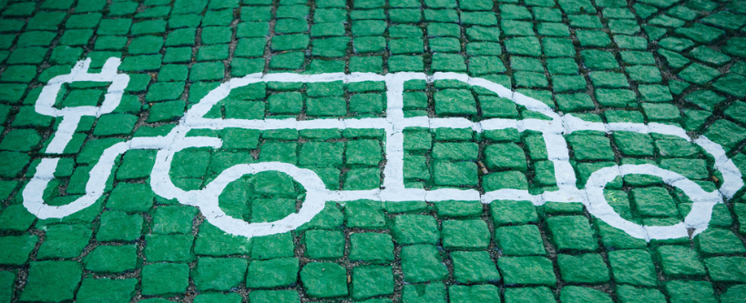 A special place for charging electric cars or vehicles. a modern and eco-friendly mode of transport that has become widespread