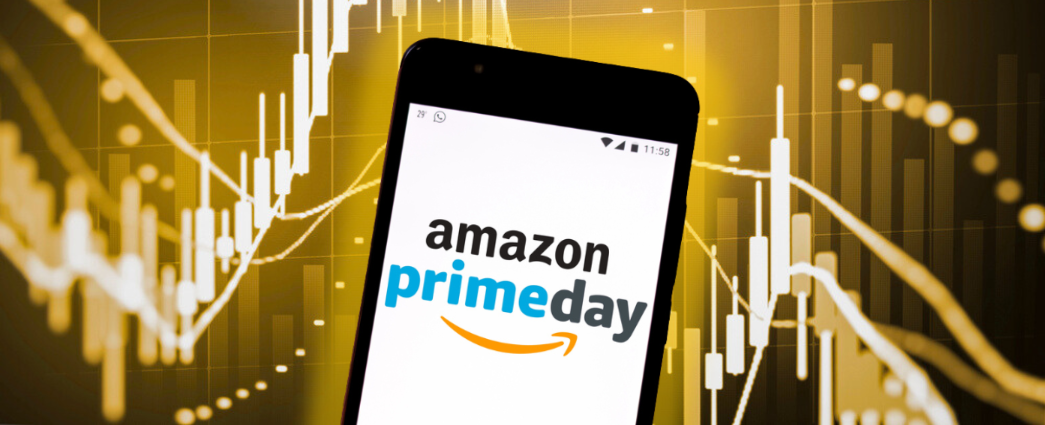 Amazon Golden Crossover stock chart - This image is an original composition by MarketBeat using licensed and editorial elements. Not for redistribution or reuse.