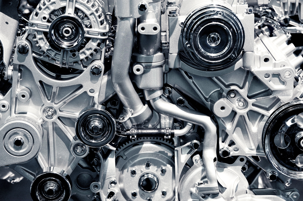 Gas Engine Closeup — Photo