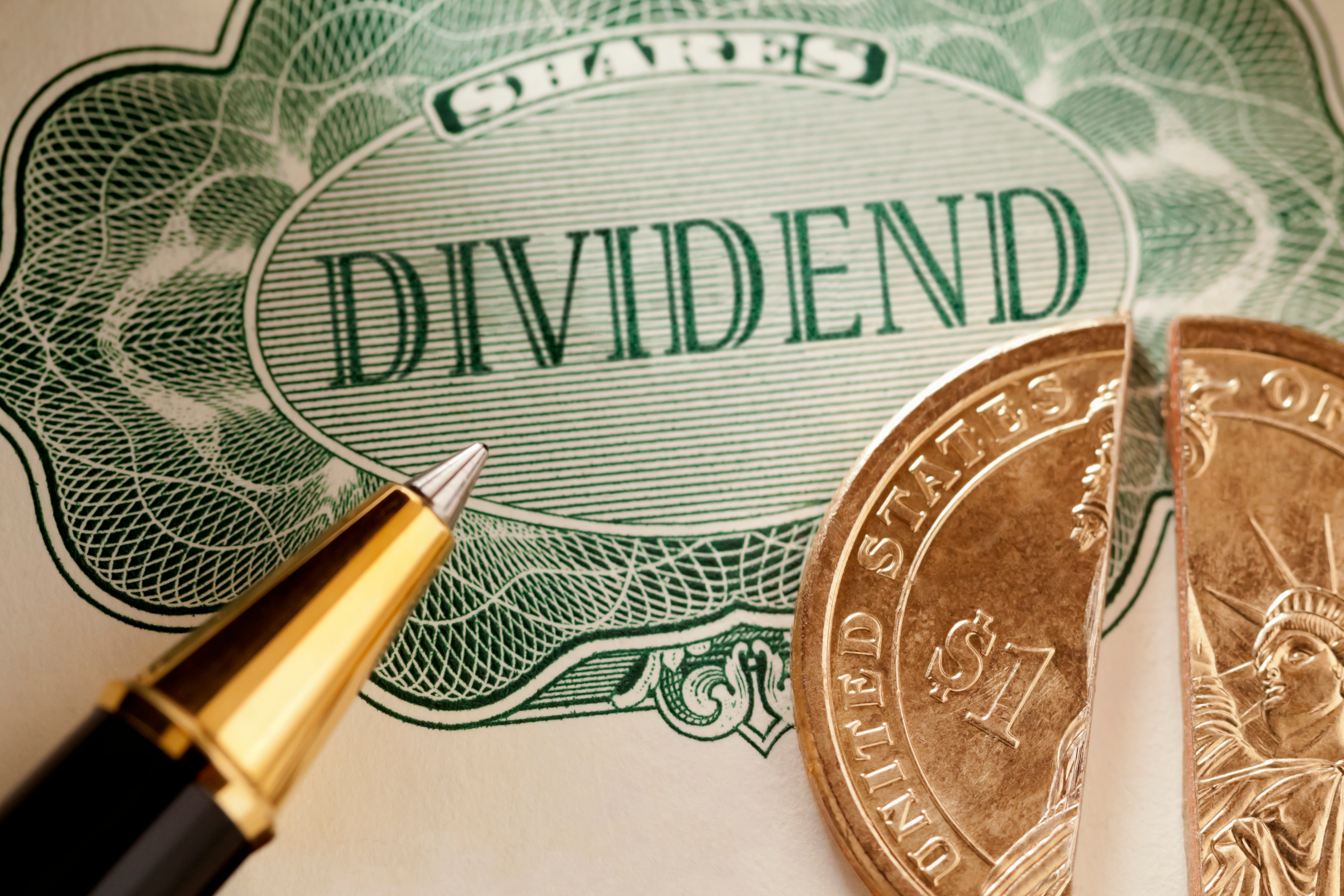 Dividend Shares and split coin