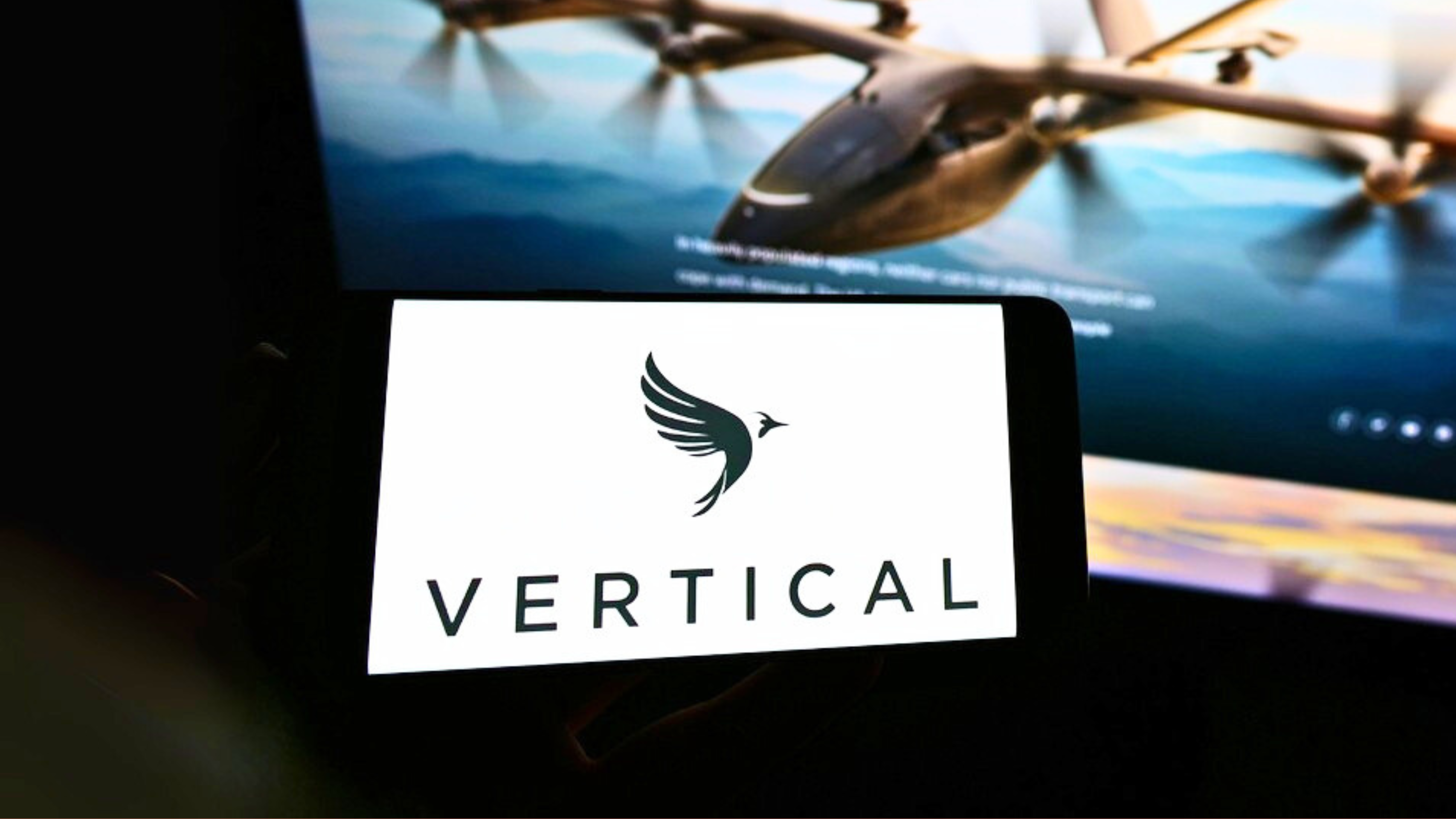 Vertical Aerospace logo and eVTOL