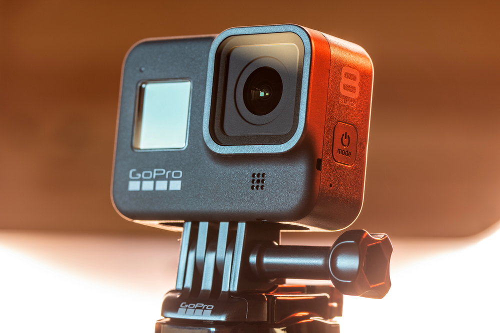 Novi Sad, Serbia, February 15. 2020: GoPro Hero 8 Black action camera, illustrative editorial — Stock Editorial Photography