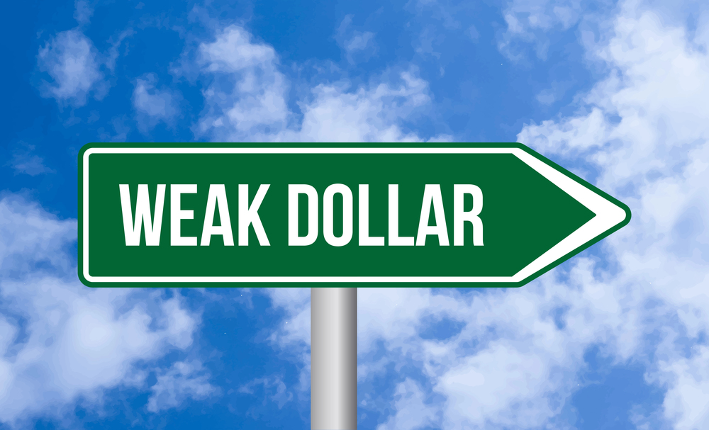 Weak dollar graphic 