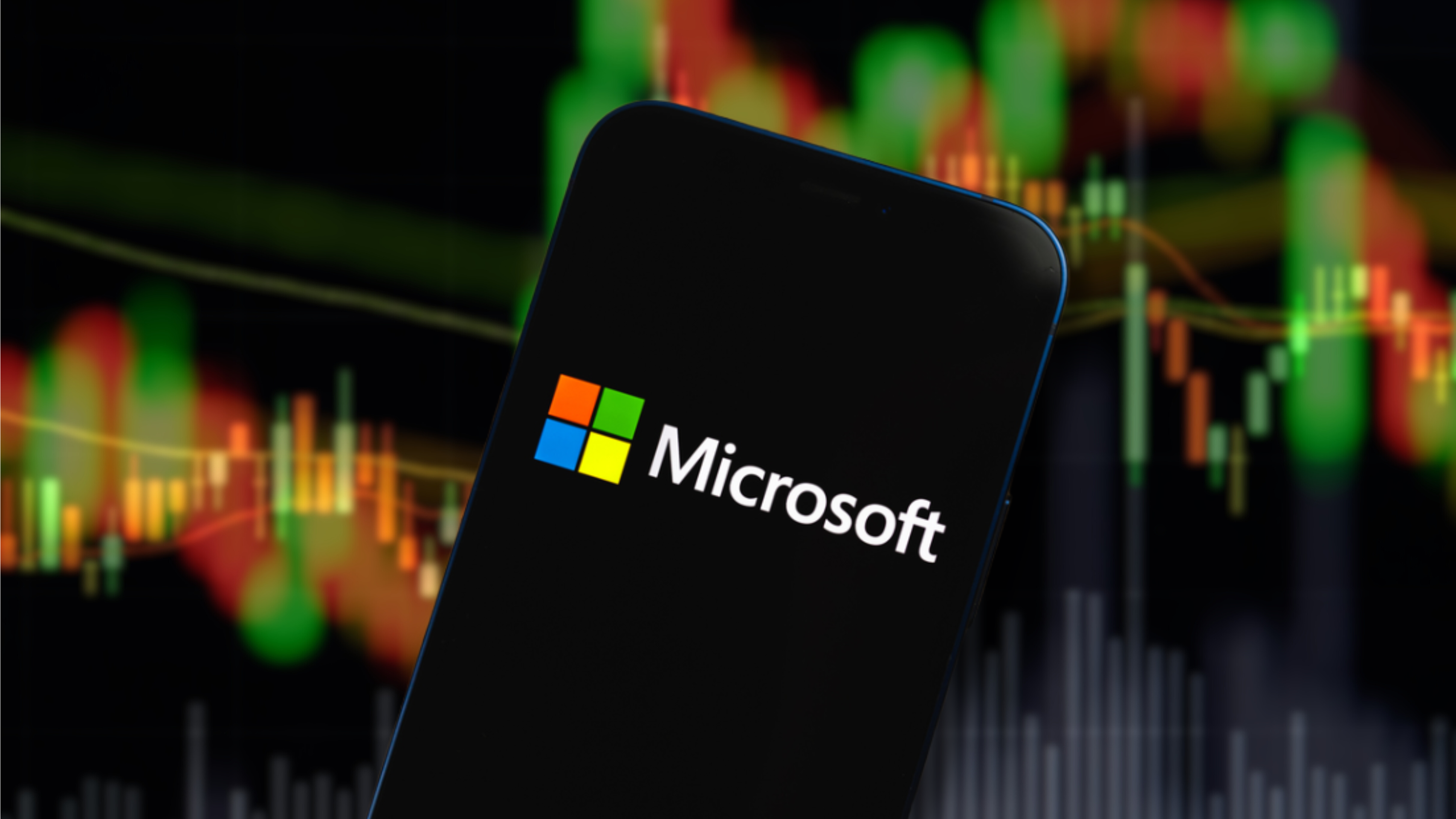 Microsoft Targeted Upside - This image is an original composition by MarketBeat using licensed and editorial elements. Not for redistribution or reuse.