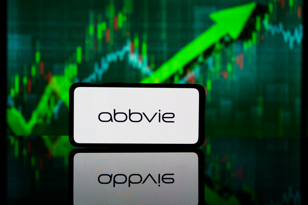 Abbvie logo on cellphone 