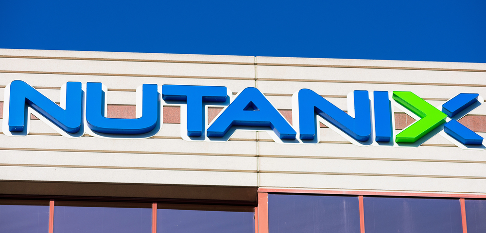 Nutanix sign on building