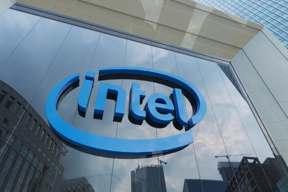 Intel logo on Building 