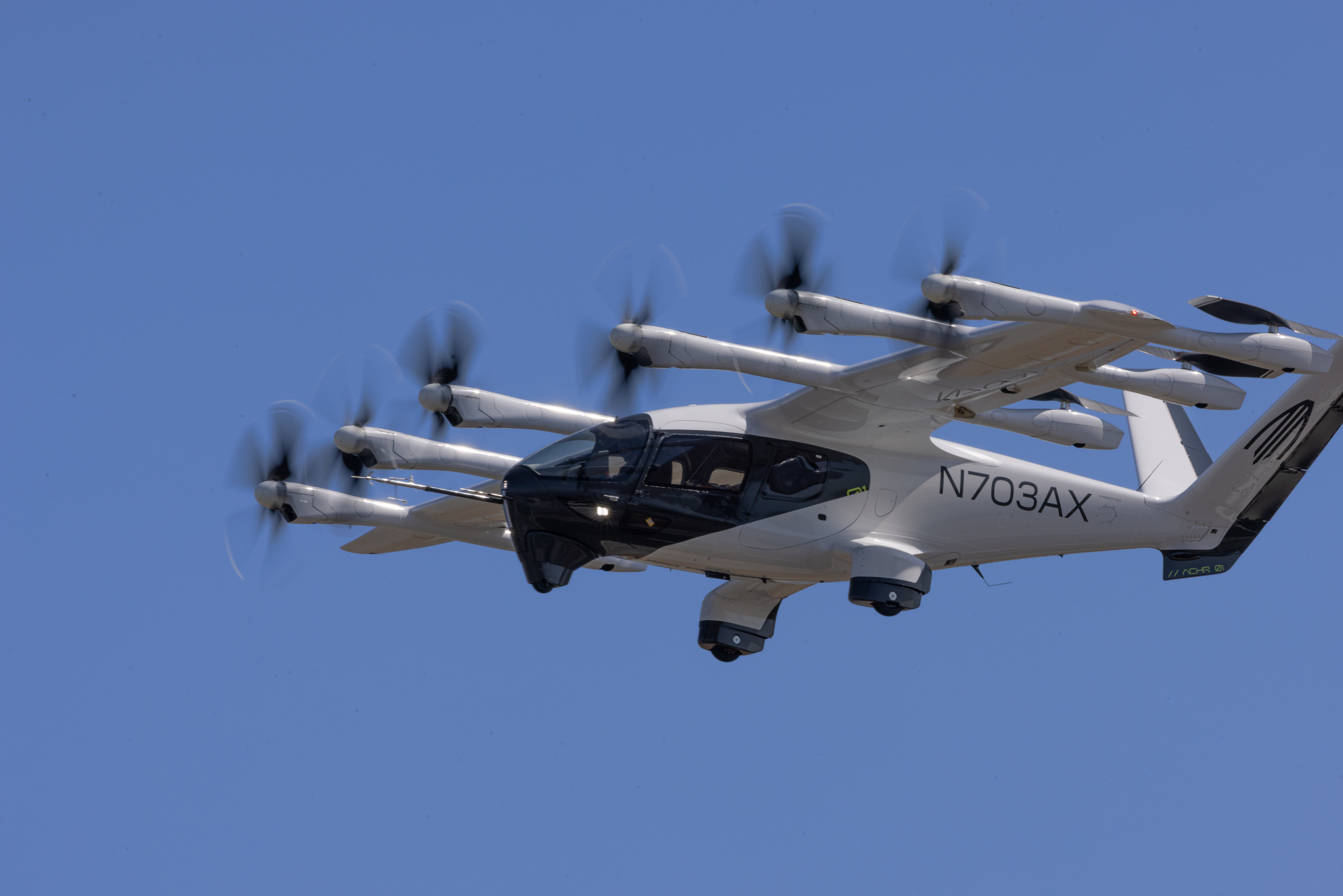 Archer’s Midnight aircraft during its longest piloted flight yet - Source: Archer Aviation Media