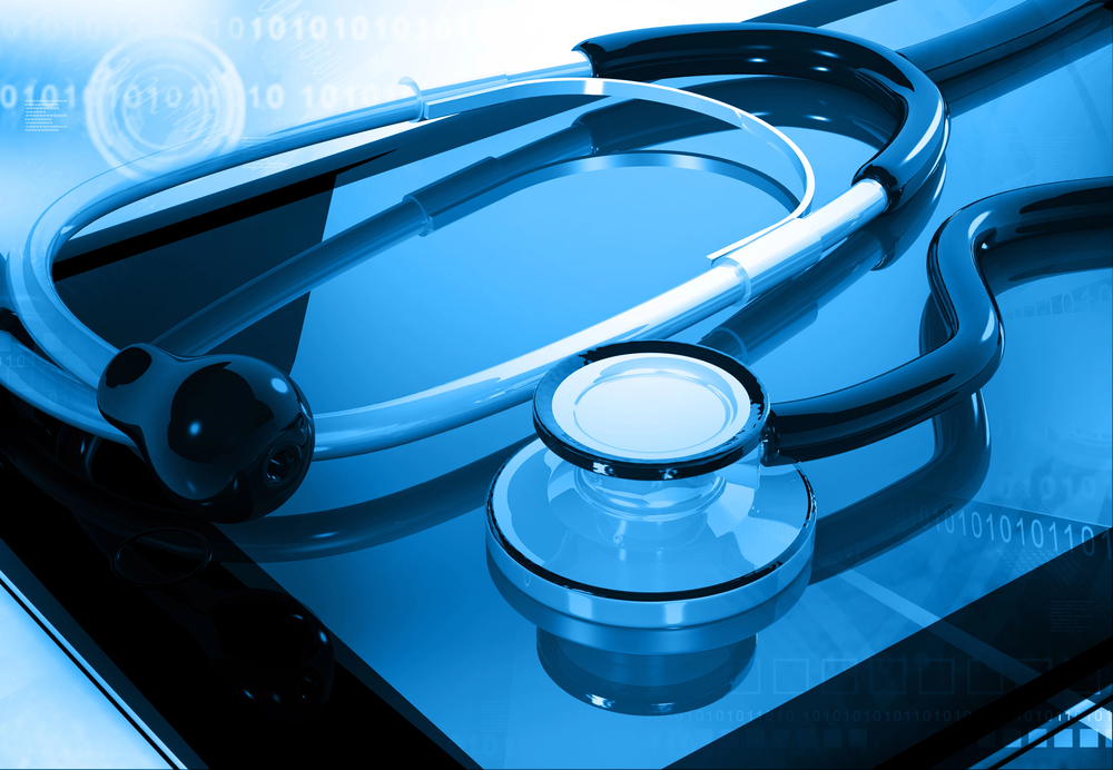 Stethoscope on desk 