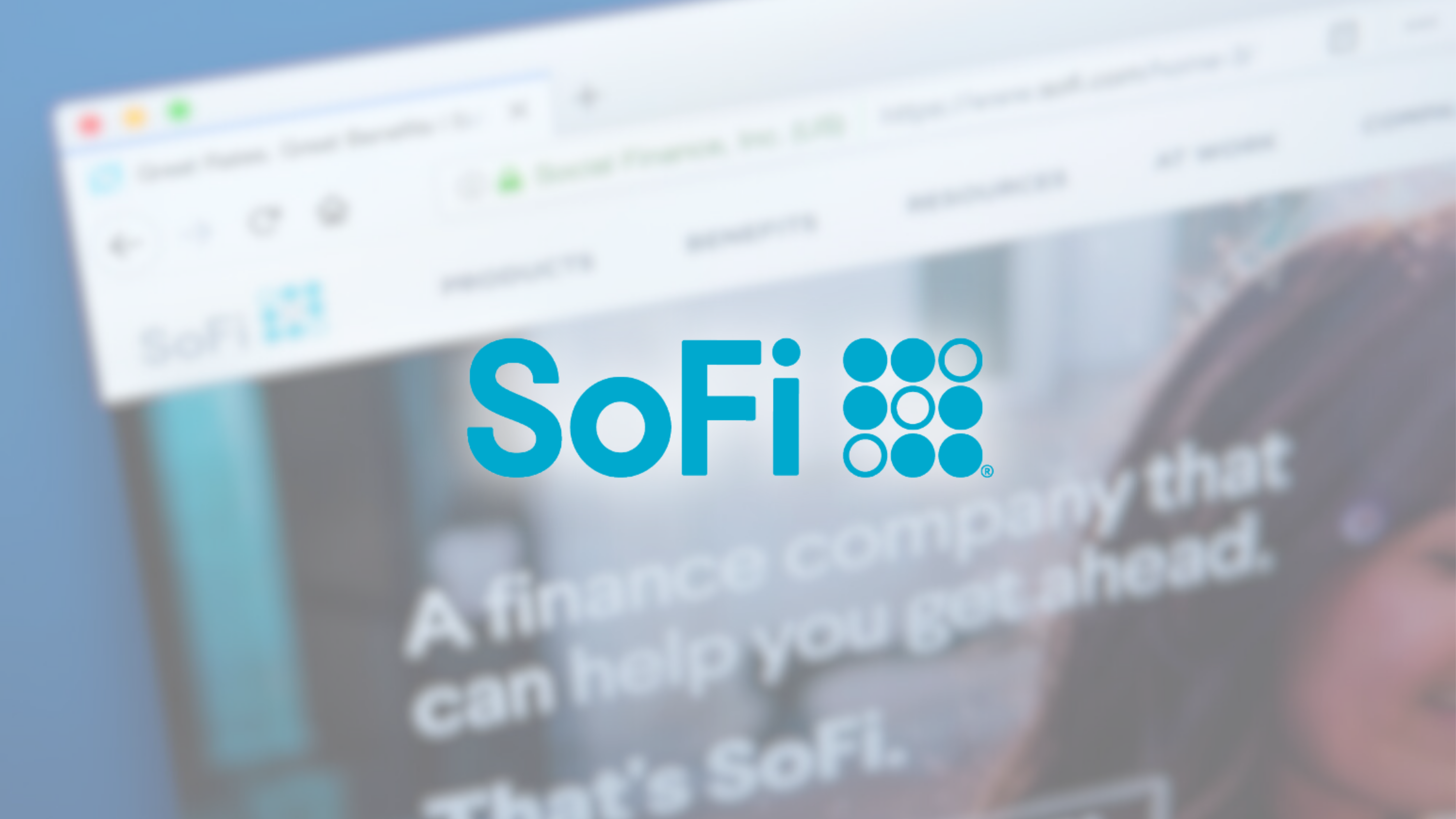 SoFi personal finance website