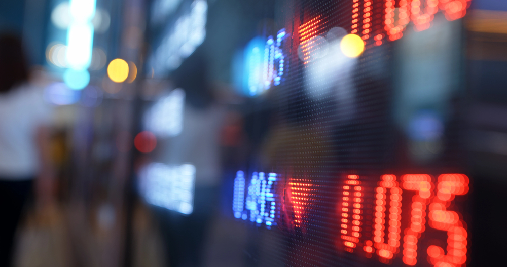 market ticker board 