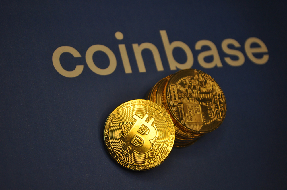 Macro view of gold and silver color shiny coins with Bitcoin symbol