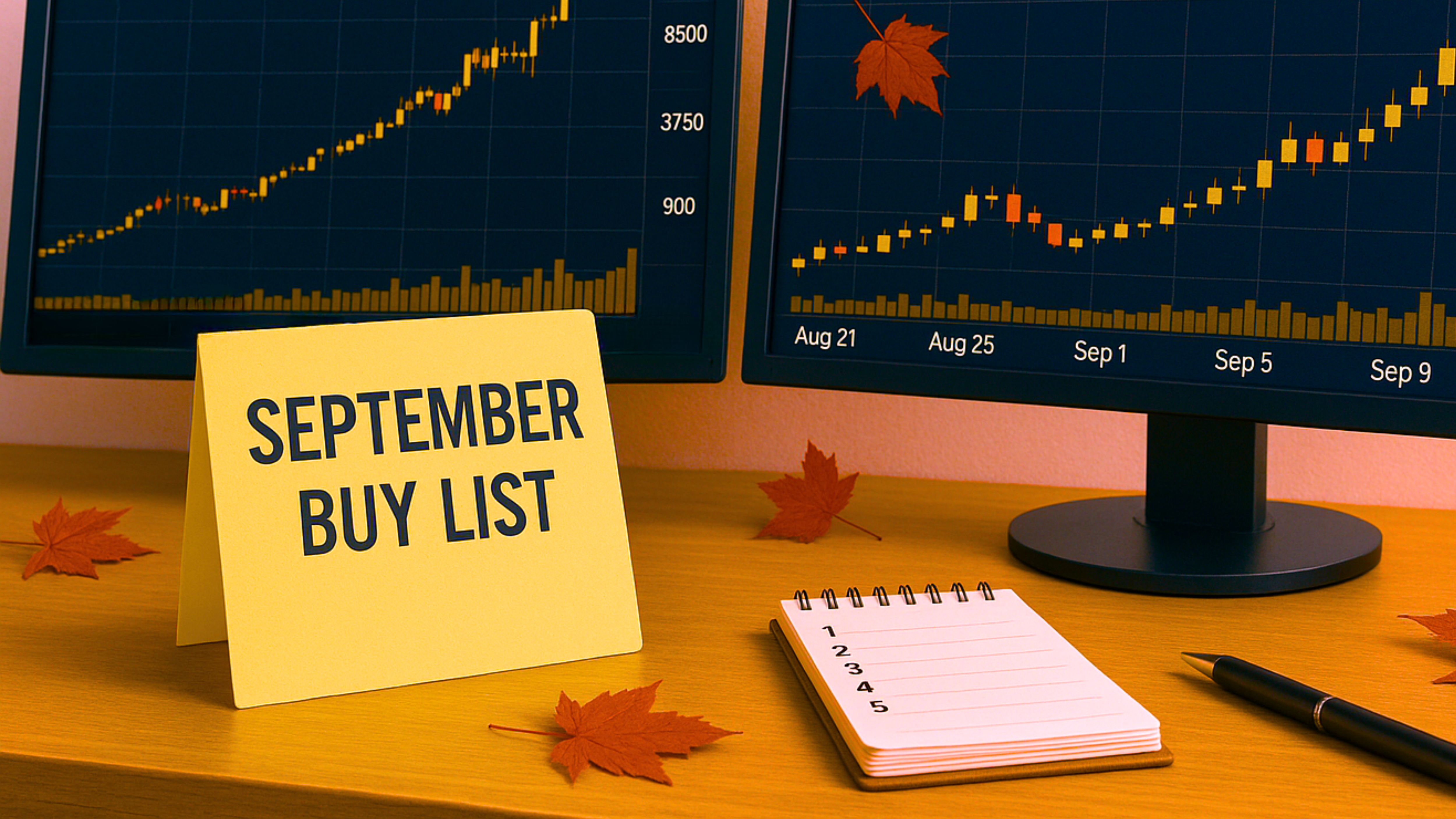 September Buy List trading desk