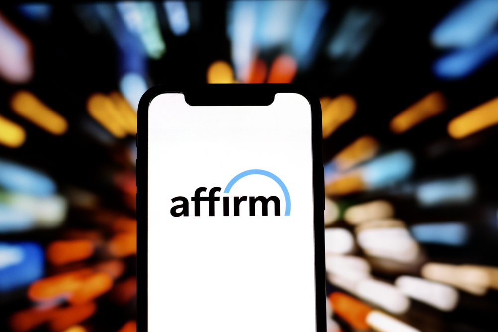  affirm logo is displayed on smartphone screen