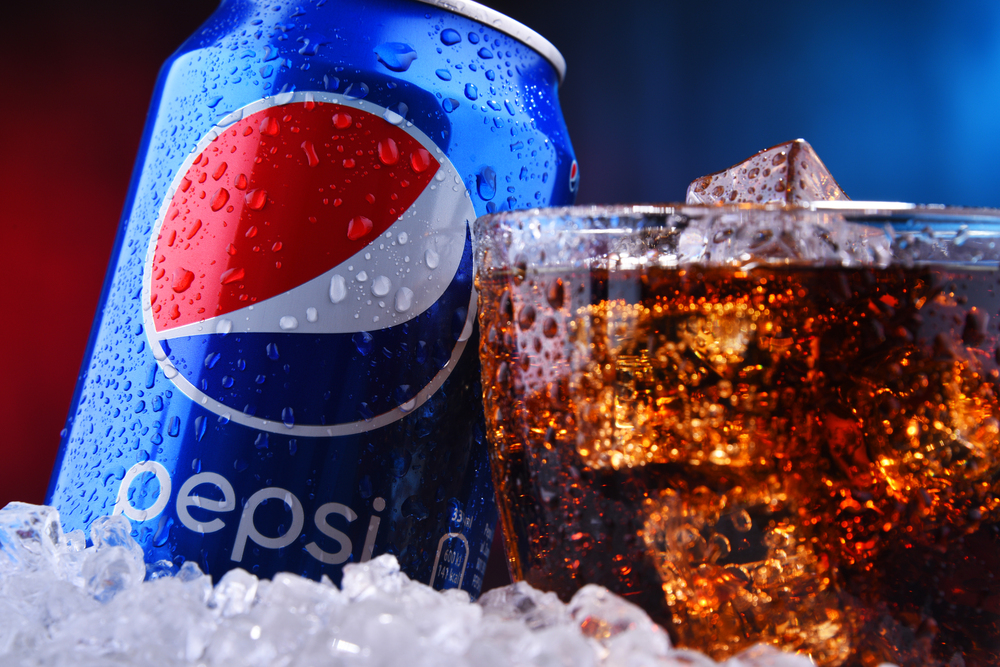 Pepsi can and drink 