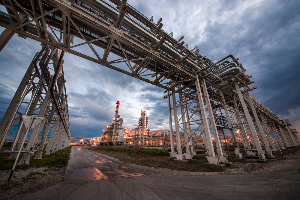 Oil and gas refinery 