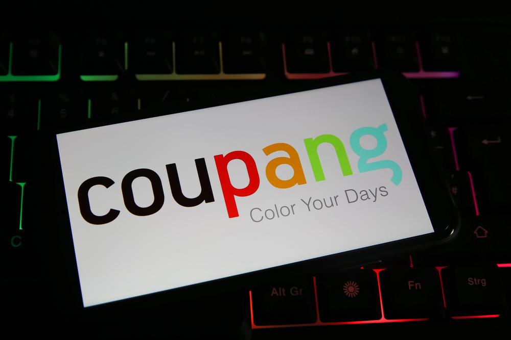 Coupang on Cellphone 