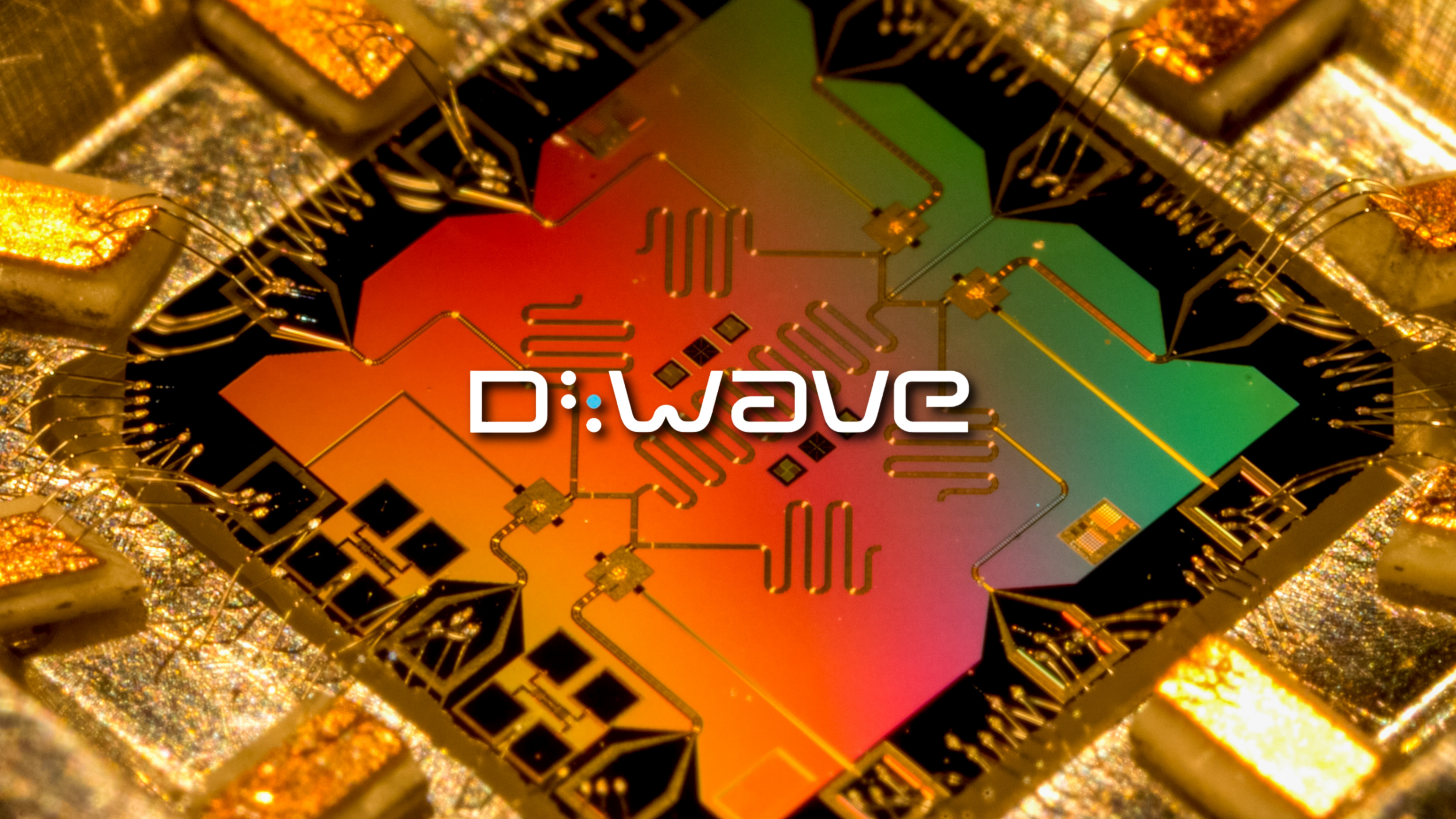 D-Wave quantum computer chip