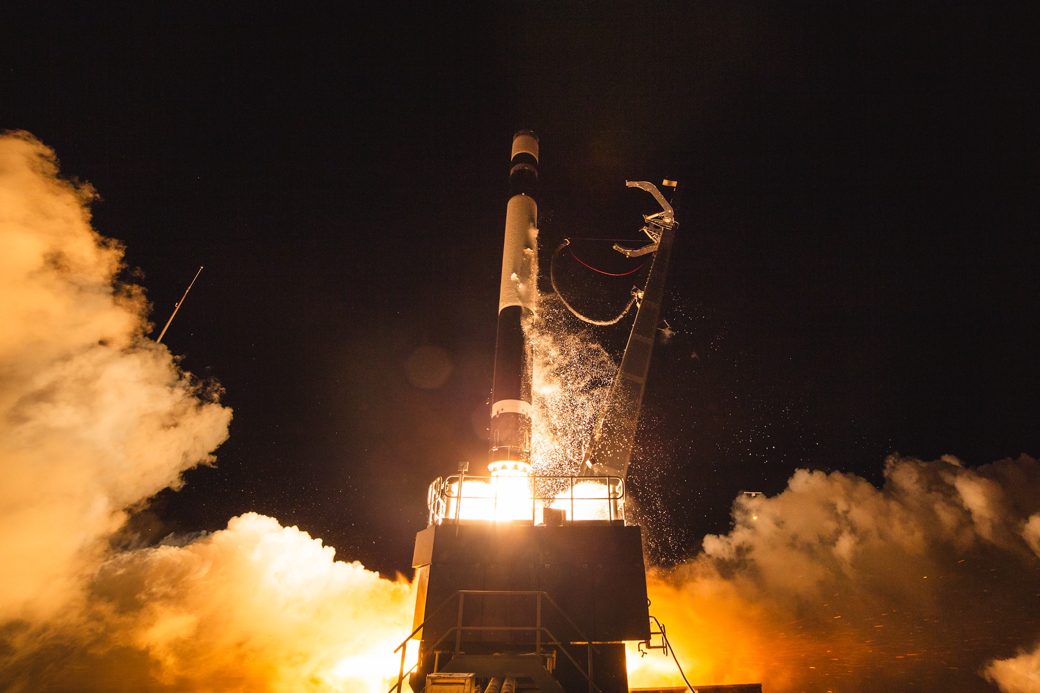 Rocket Lab rocket launch