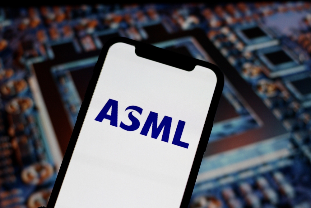 ASML logo on cellphone 