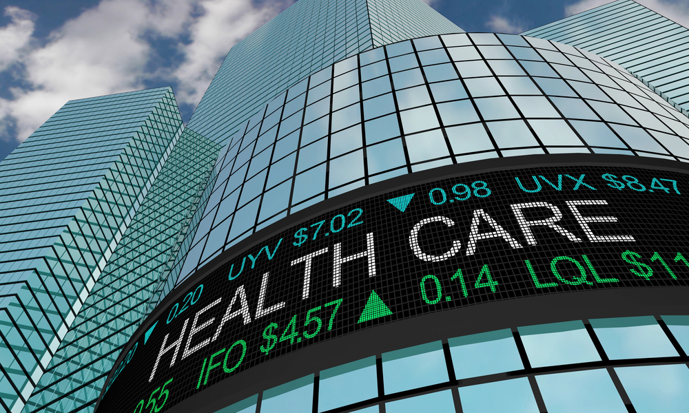 Healthcare Stock ticker