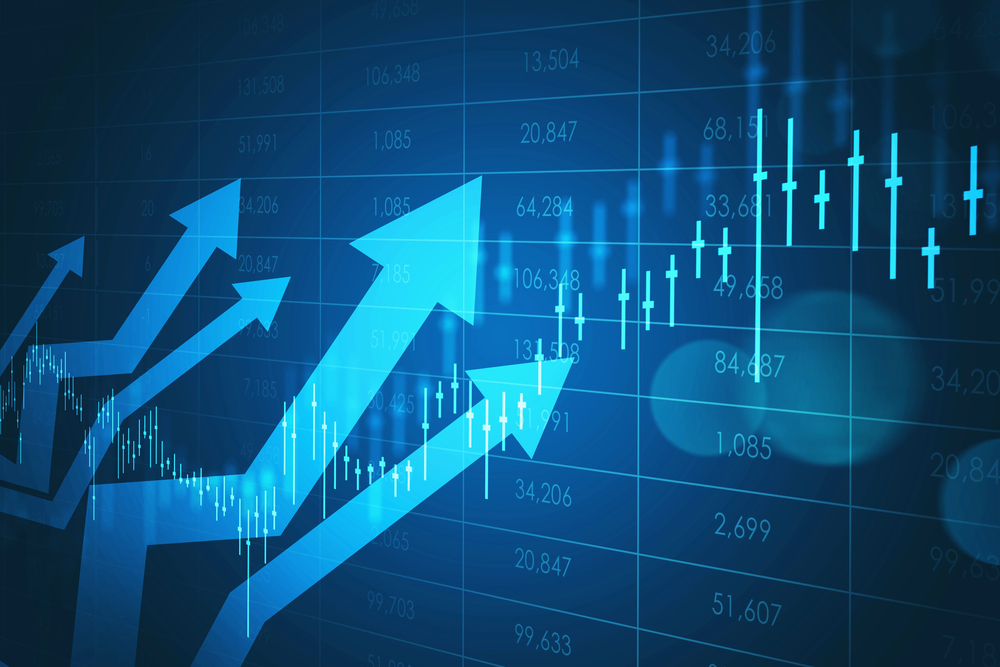 stocks arrows pointing up 