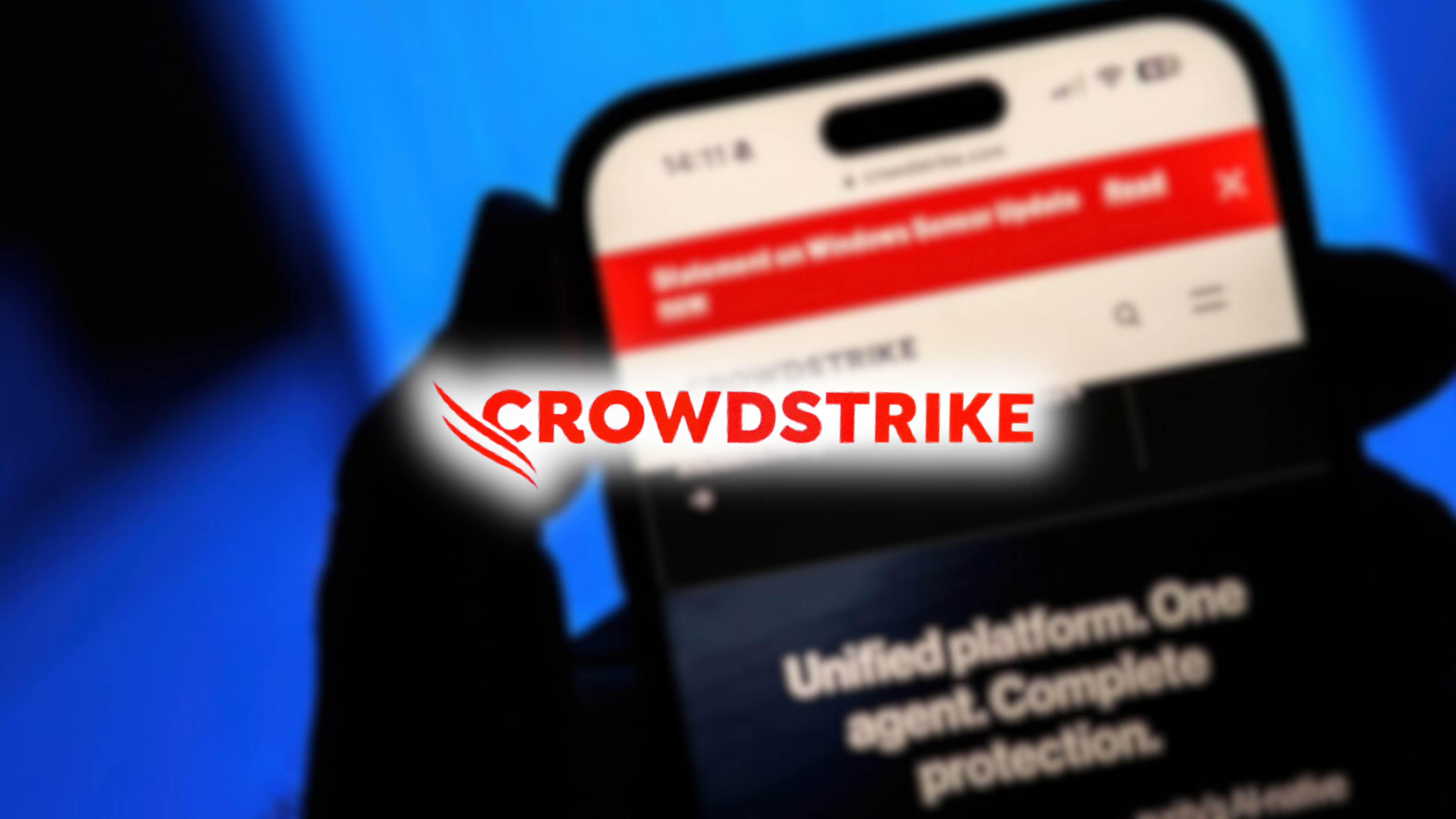 CrowdStrike website and logo