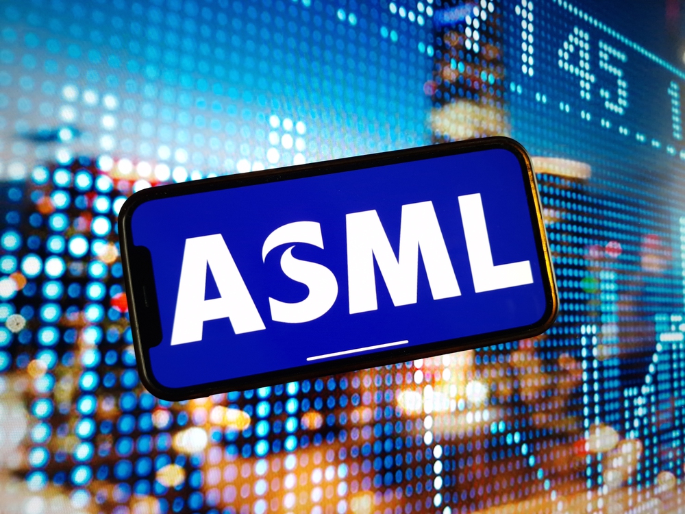 ASML logo on cellphone 