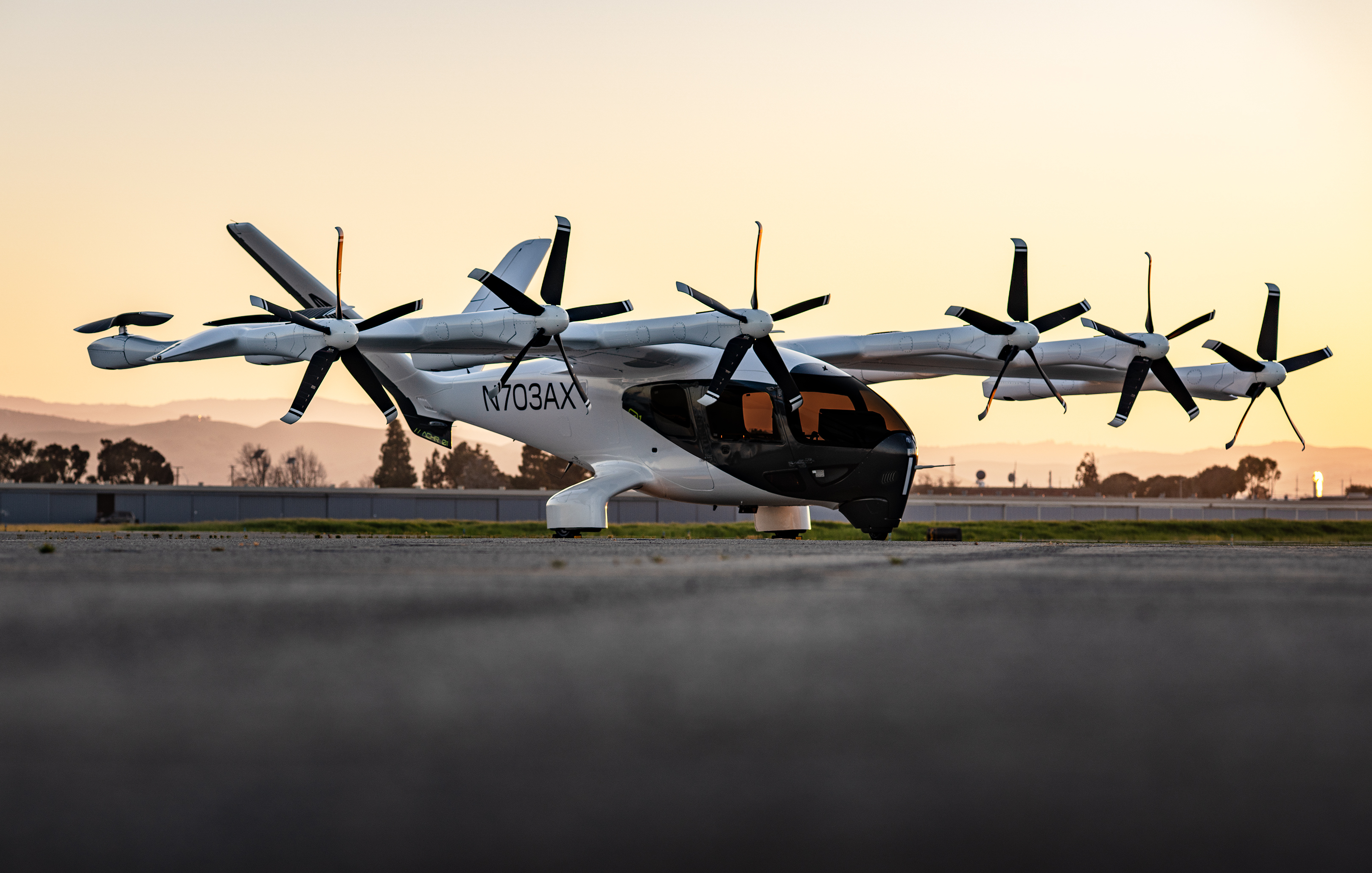 Archer’s Midnight aircraft at its facility in California