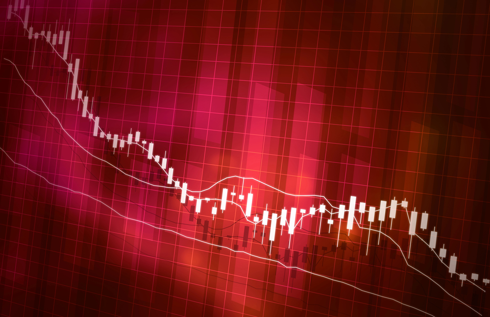 Stocks down image