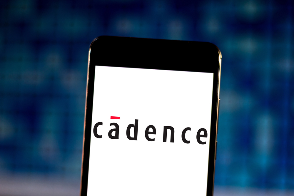 June 28, 2019, Brazil. In this photo illustration the Cadence Design Systems logo is displayed on a smartphone — Stock Editorial Photography