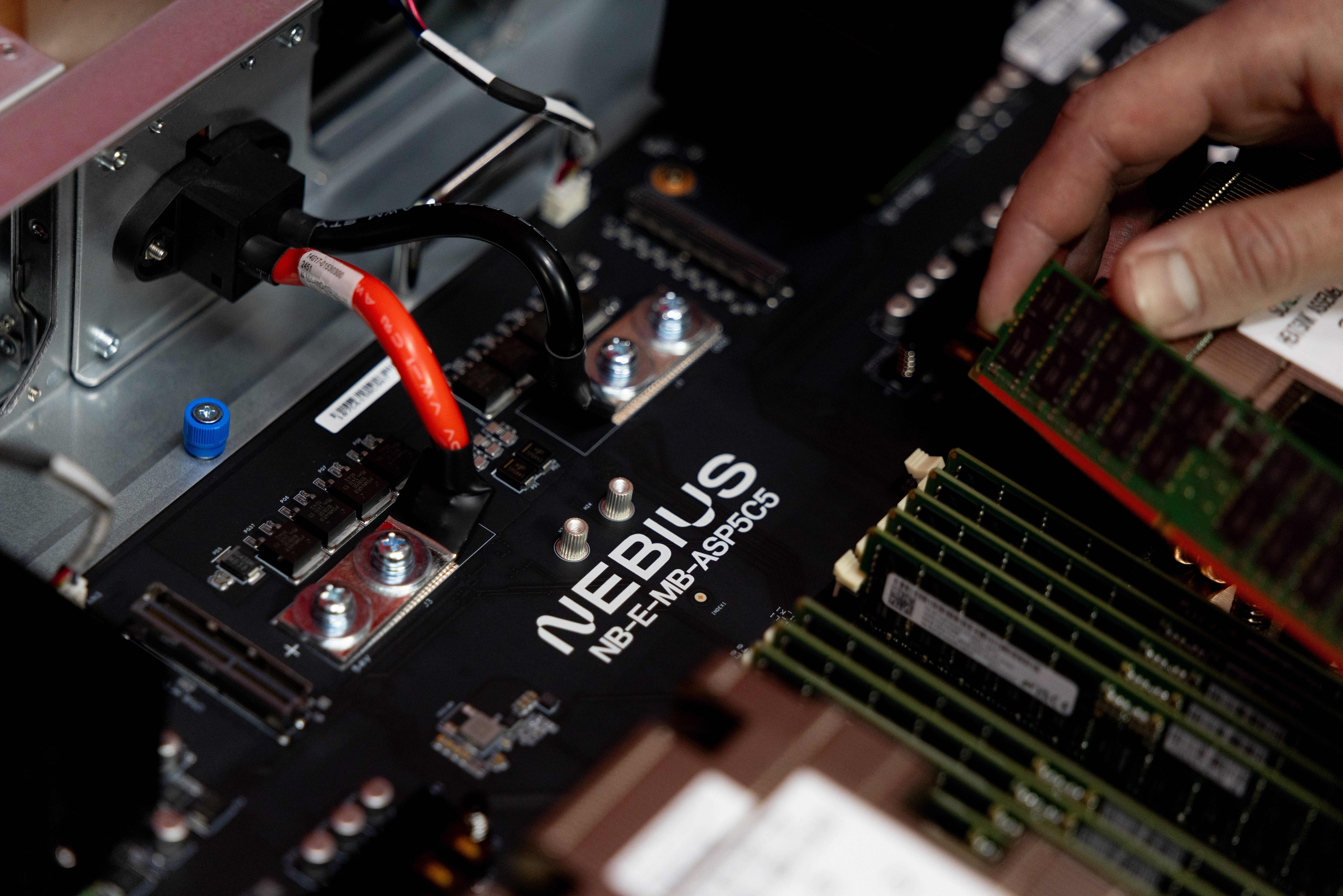 Nebius data center hardware.