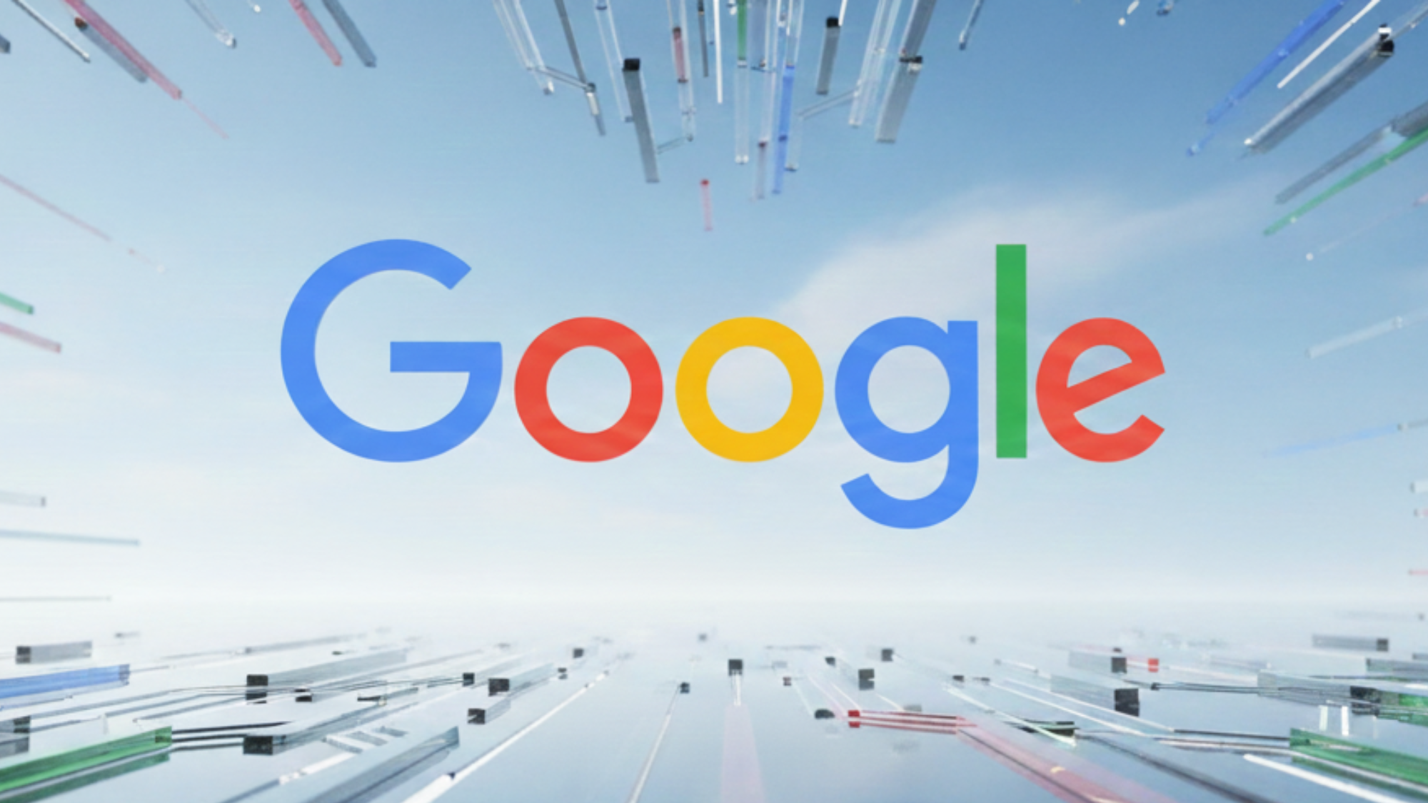 Google breaking through prior support to reach new record highs.