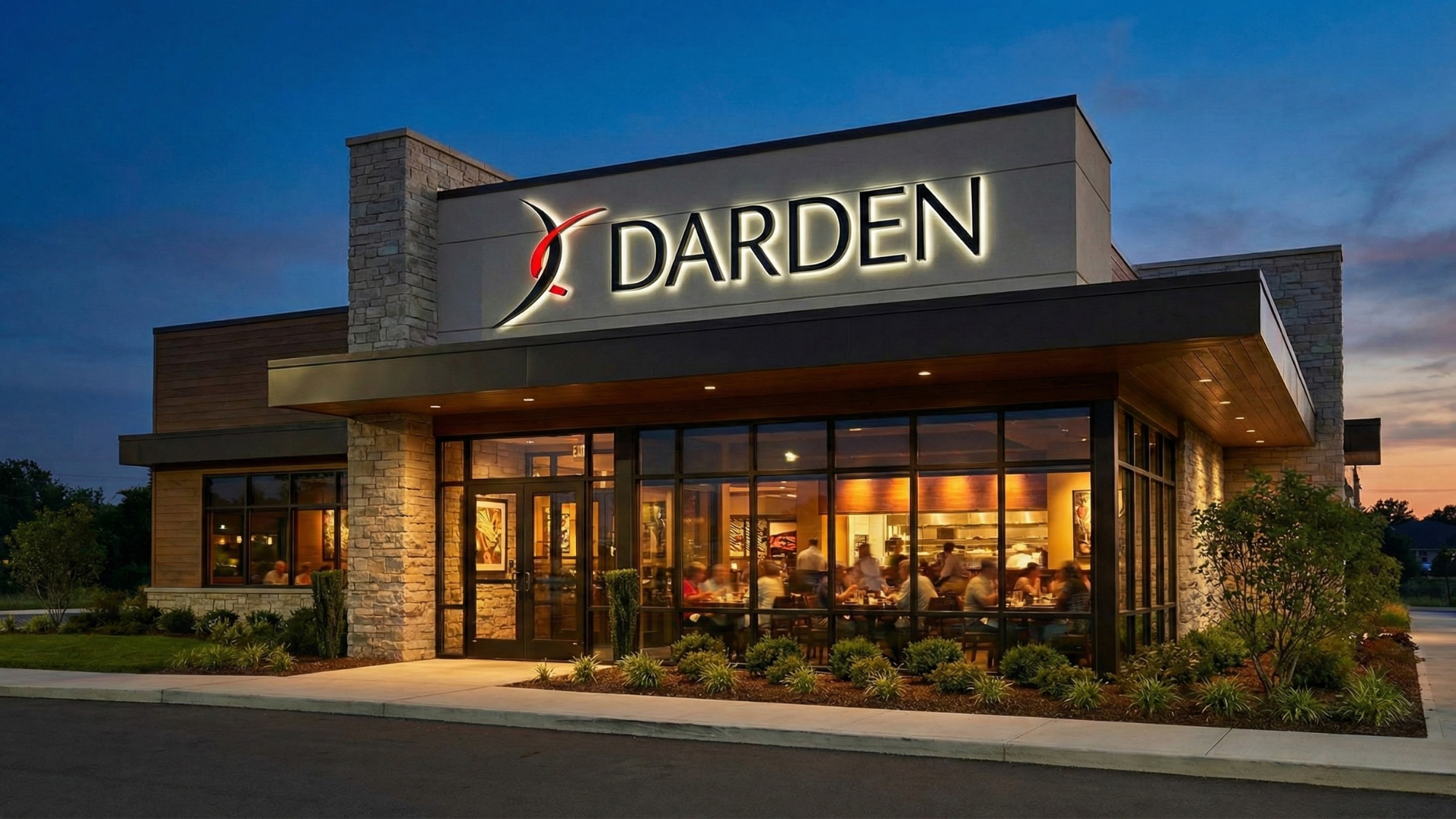 Representative image of Darden Restaurants, Inc., displaying a restaurant with a cozy, bustling atmosphere.