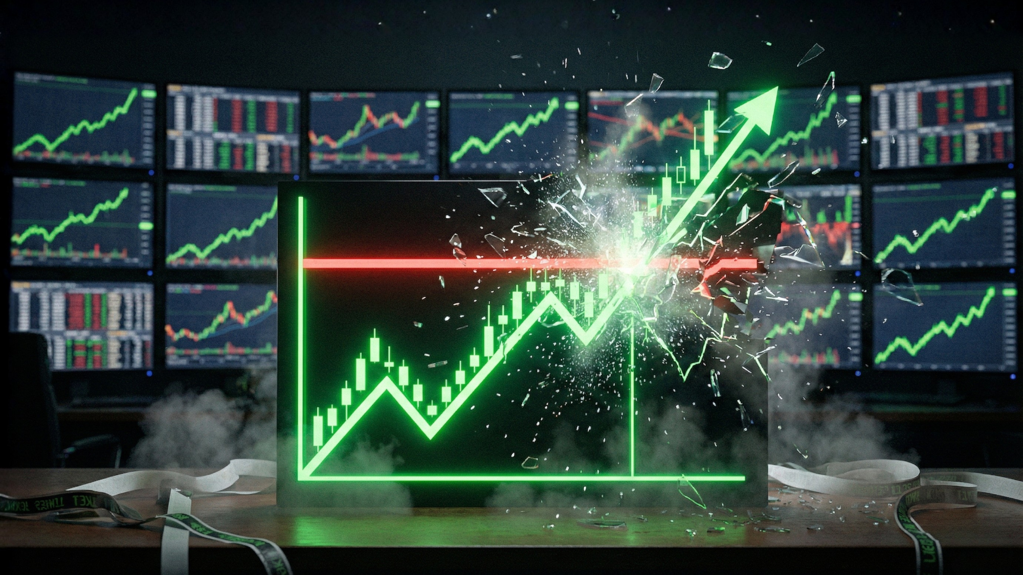 Russell 2000 breakout chart small cap stocks