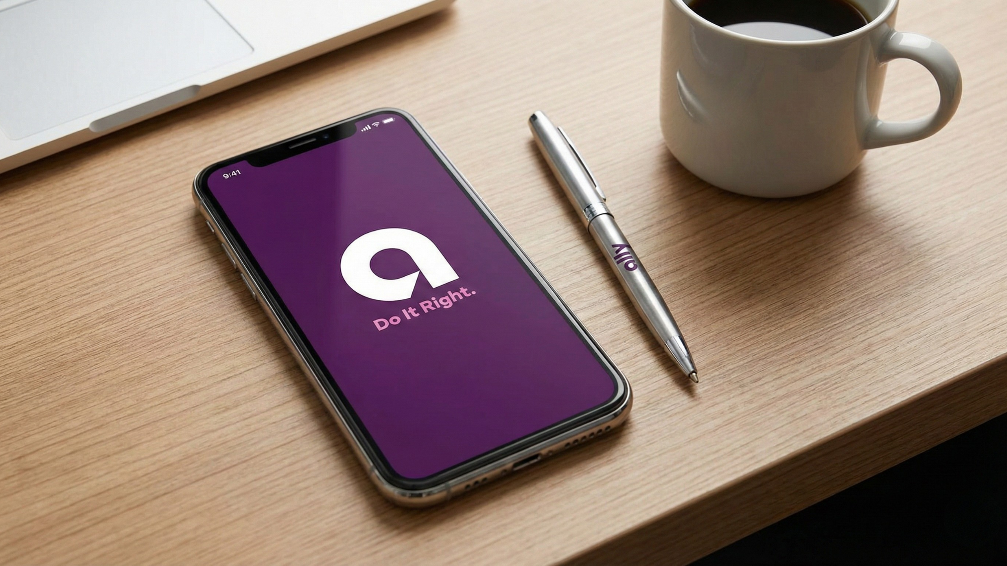 Ally Financial mobile banking app on smartphone beside pen and coffee, symbolizing digital bank earnings.