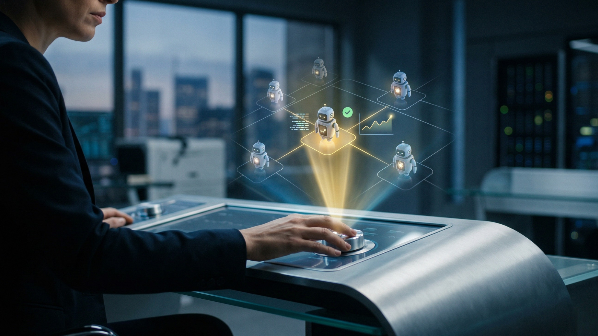 Executive uses AI control interface with agents and analytics, signaling rising observability demand for Datadog.