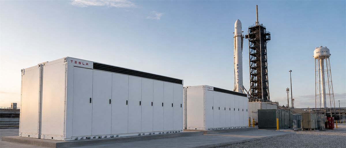 Tesla’s Energy Business Just Got a SpaceX Demand Signal