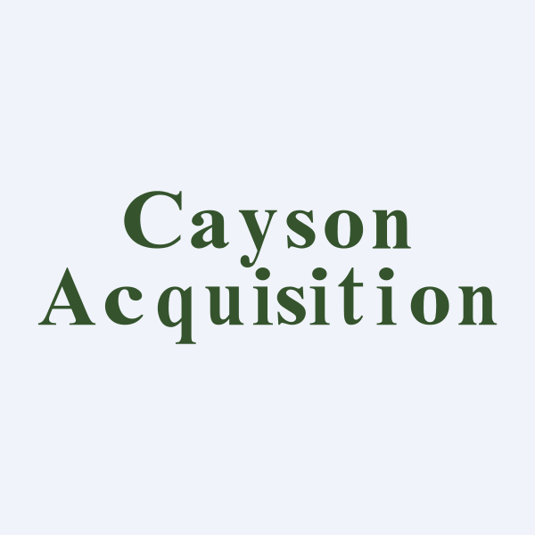 Cayson Acquisition Corp stock logo