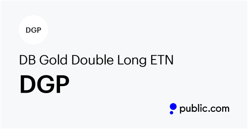 DB Gold Double Long ETN stock logo