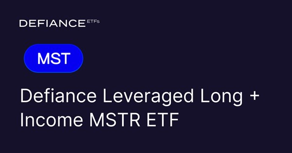 Defiance Leveraged Long + Income MSTR ETF stock logo