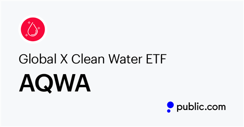 Global X Clean Water ETF