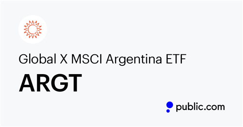 Global X MSCI Argentina ETF